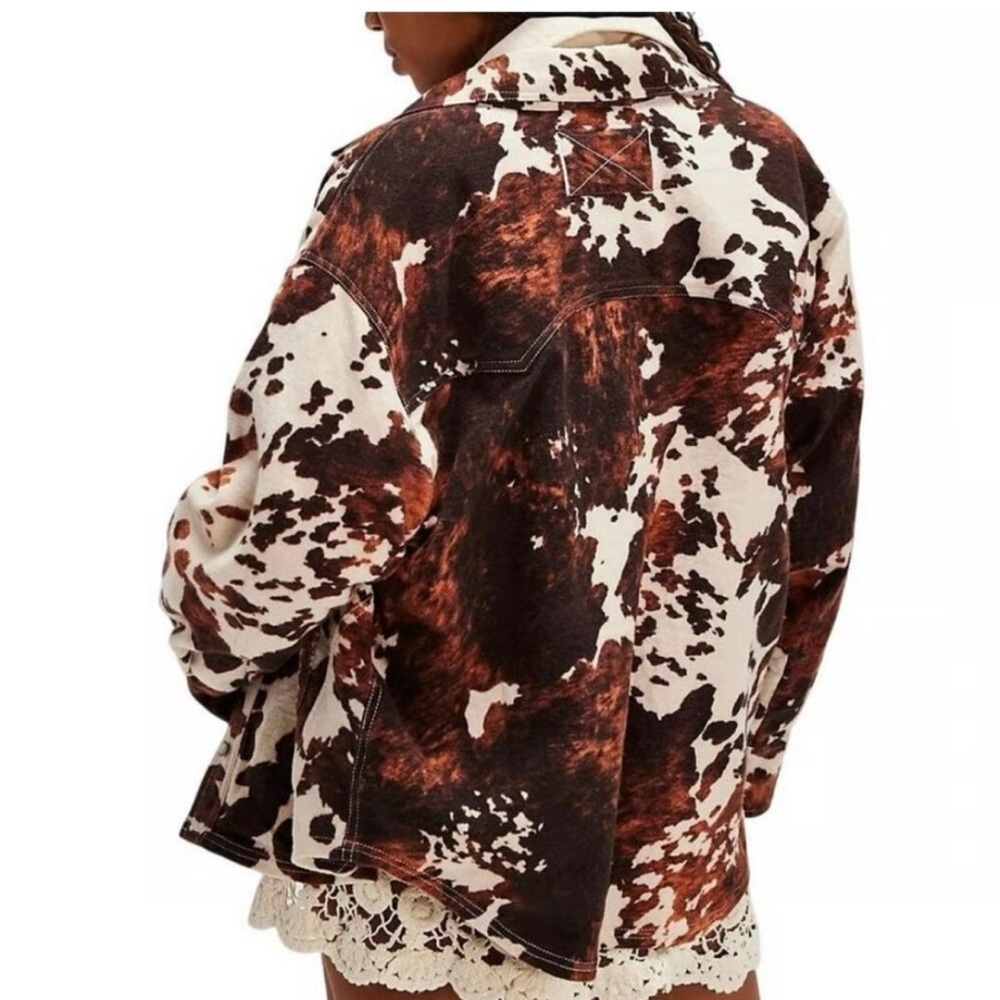 We The Free Brown and Cream Teddy Jacket - Picture 2 of 16